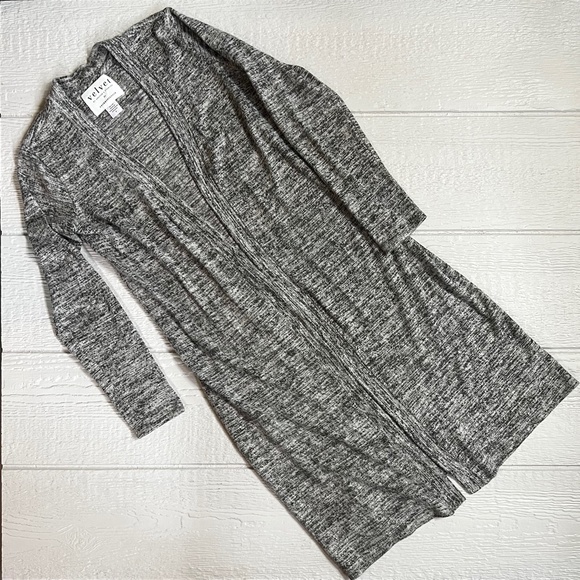 EUC [Velvet X Graham & Spencer] Gray {Anthro} Cardigan Sweater Duster | Small - Picture 11 of 12